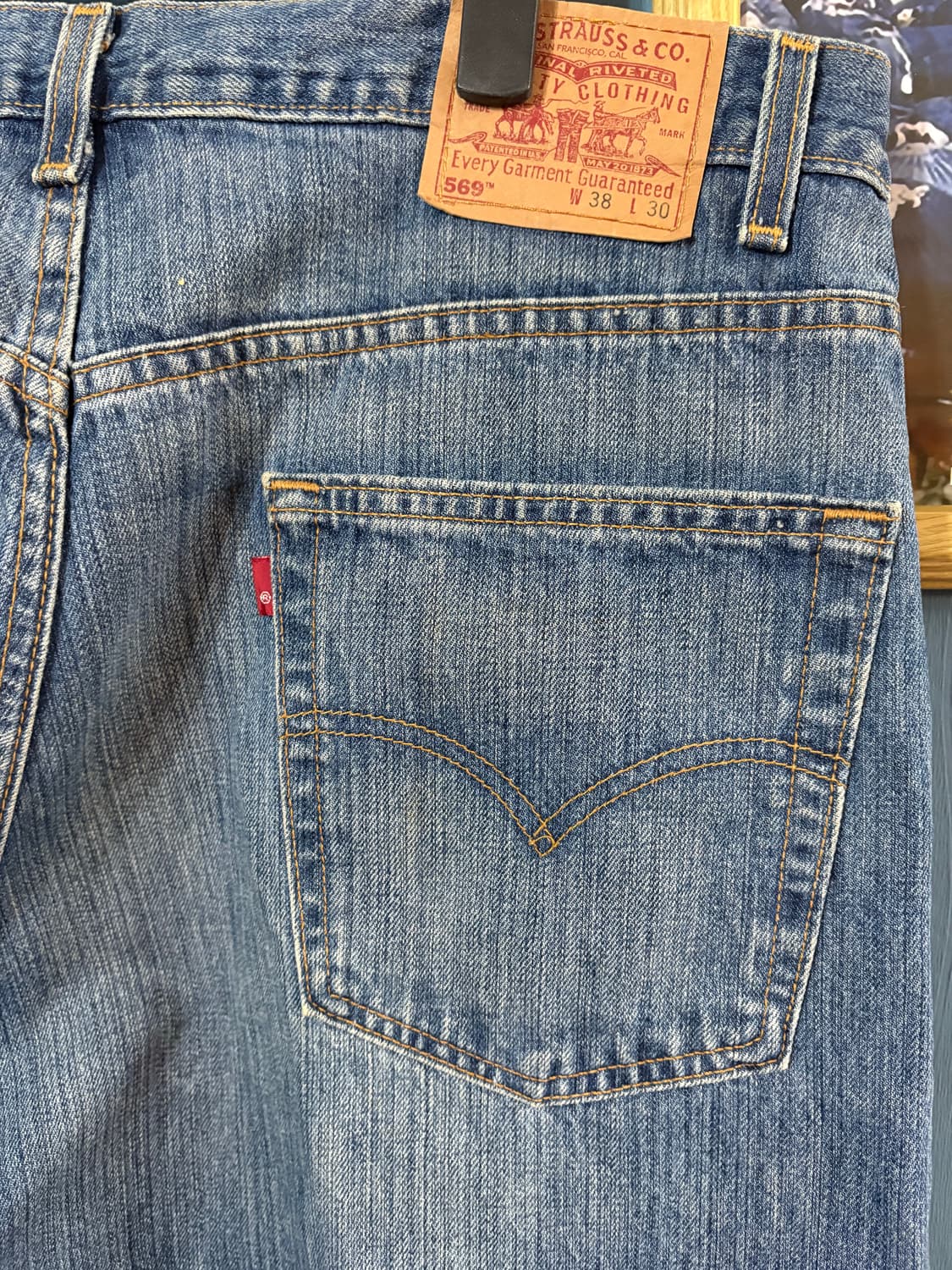 00‘s USA Levis 569 denim pant. 상품이미지8