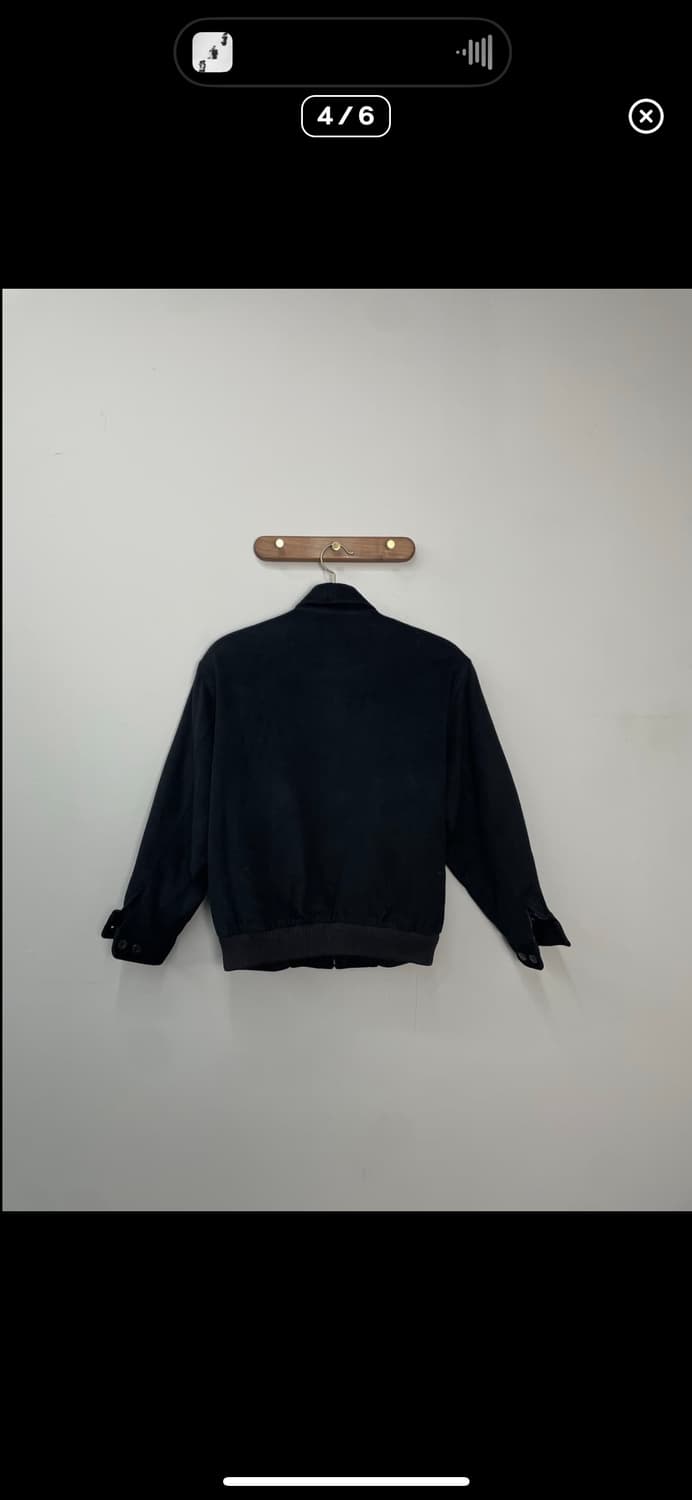 입생로랑 블랙 울 블루종 자켓 A3356 상품이미지4