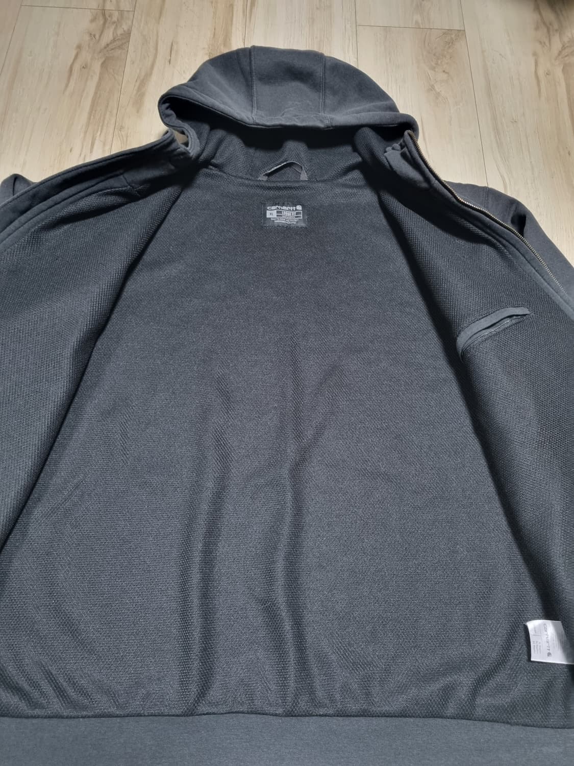 칼하트 써멀안감 후드집업 블랙차콜 XL 상품이미지2