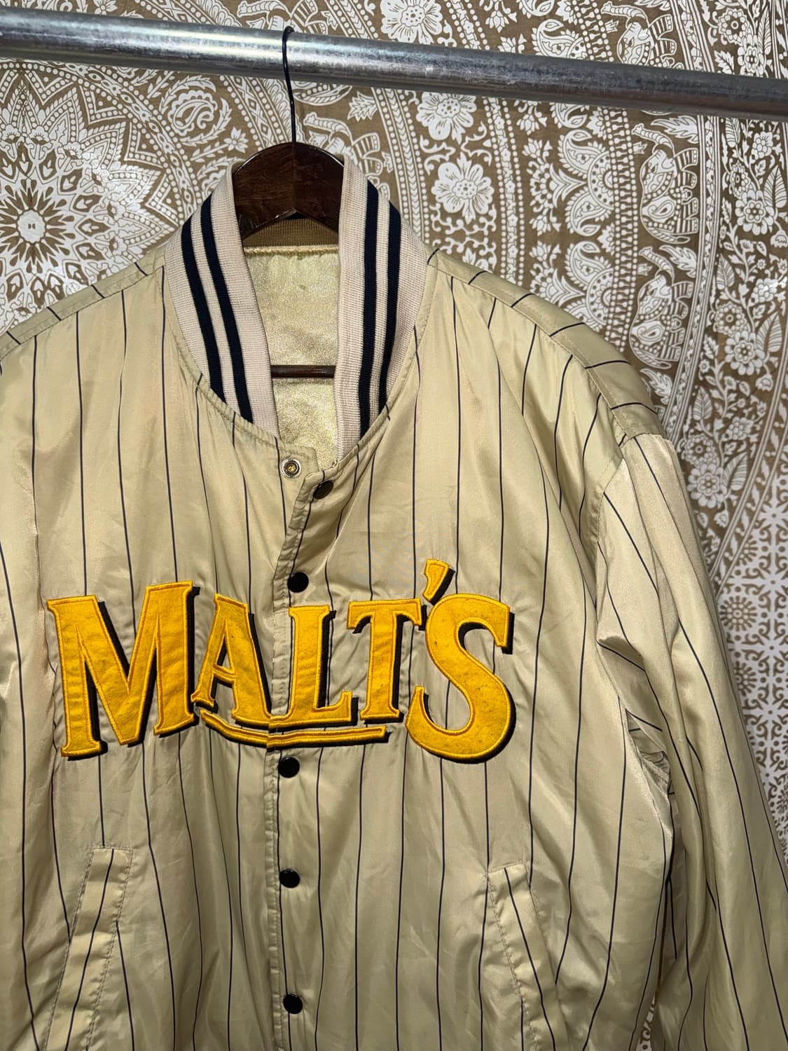 MALT’S 올드스쿨 리버시블 스트라이프 바시티자켓  상품이미지5