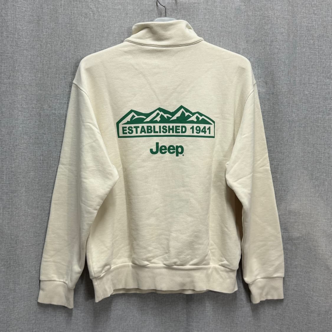 [M/루즈핏] Jeep 지프 하프집업 반집업 긴팔 맨투맨 상품이미지4