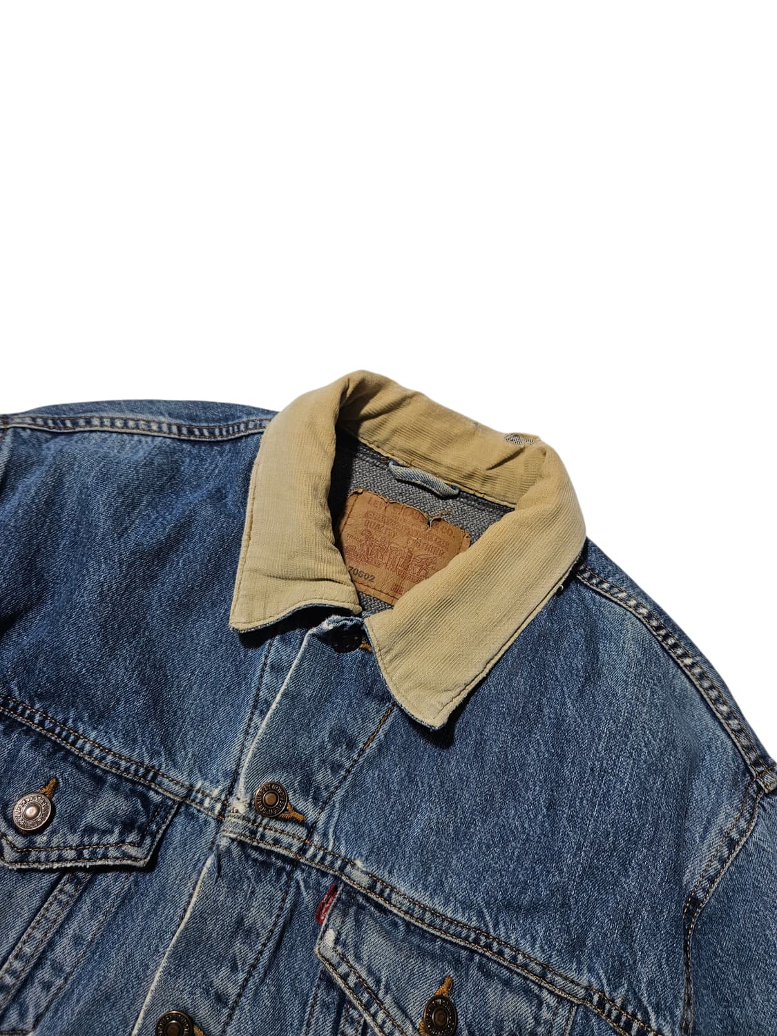 리바이스 블랭킷 라이너 데미지 트러커 자켓 청자켓 L 상품이미지2