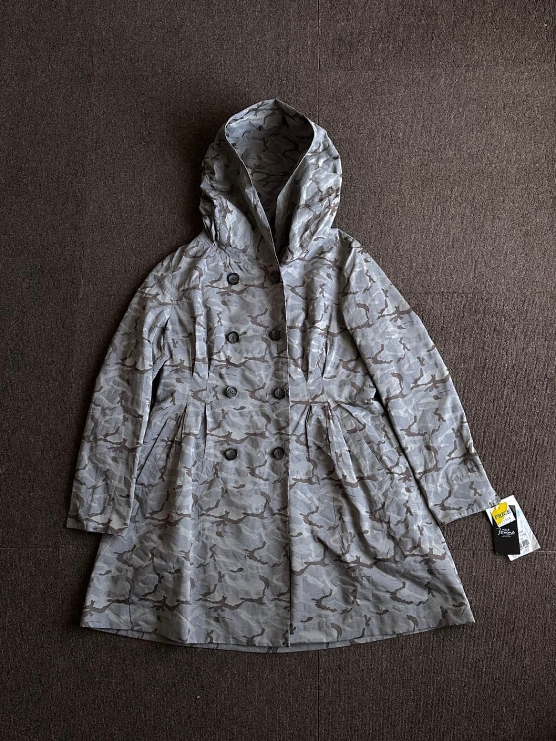 Noa-ge 볼류밍 후드 트렌치 코트 상품이미지1