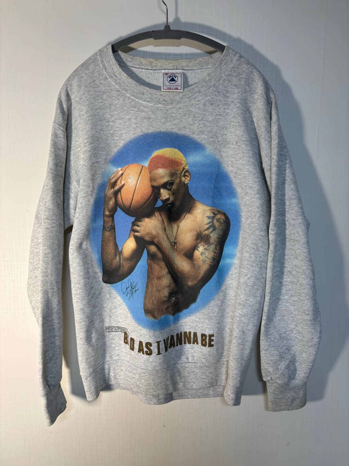 90s USA 데니스로드맨 스웻셔츠 맨투맨 빈티지 상품이미지9