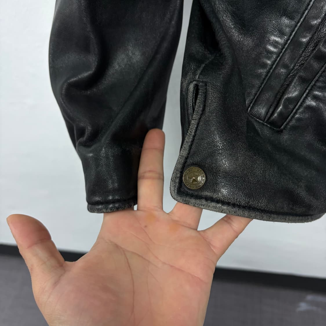 [양가죽] 빈티지 레더 자켓 33 상품이미지5