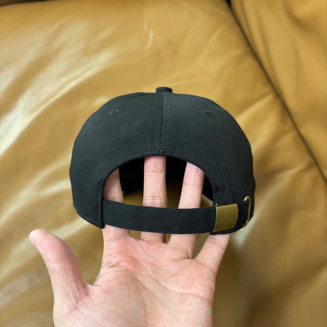 Beams 빔스 빔즈 6패널 볼캡 모자 워시드 블랙 상품이미지7