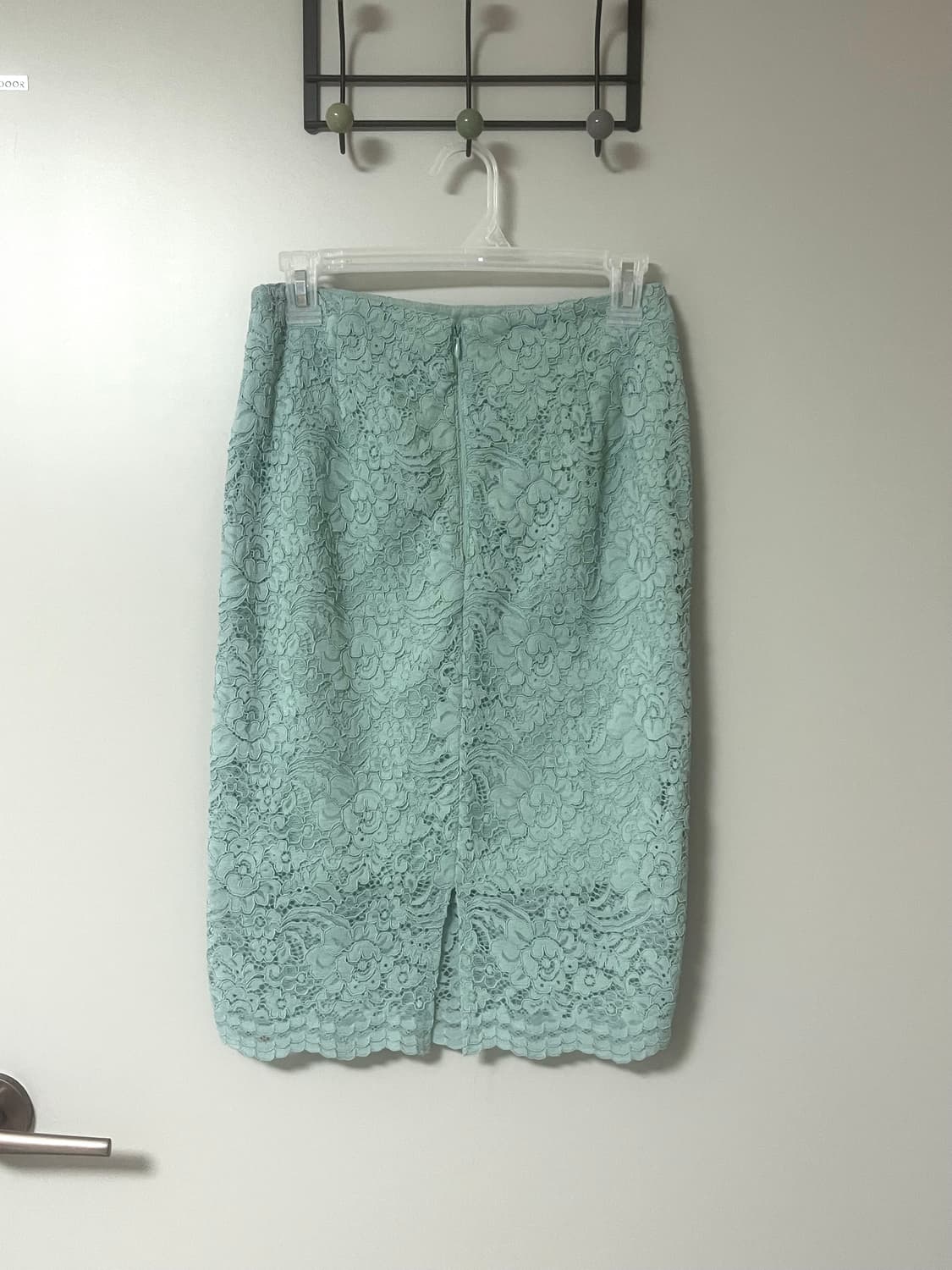 페어리 민트 레이스 미디 스커트 상품이미지2