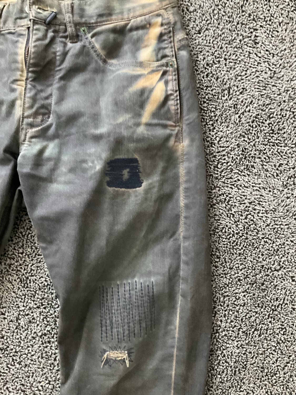 291295=homme damaged jeans 상품이미지4