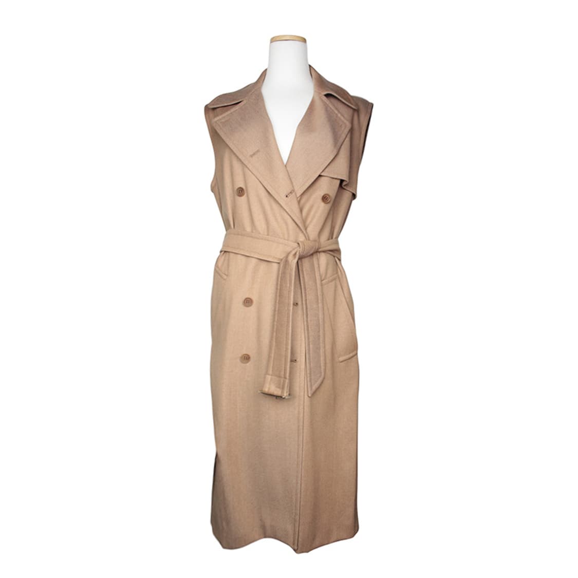 막스마라 카멜브라운 벨티드 롱베스트 66 상품이미지1