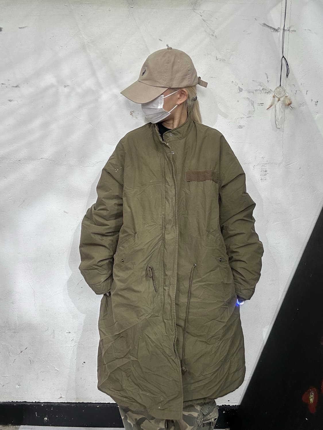 빈티지 올리브 카키 m65 야상 파카 자켓  상품이미지2