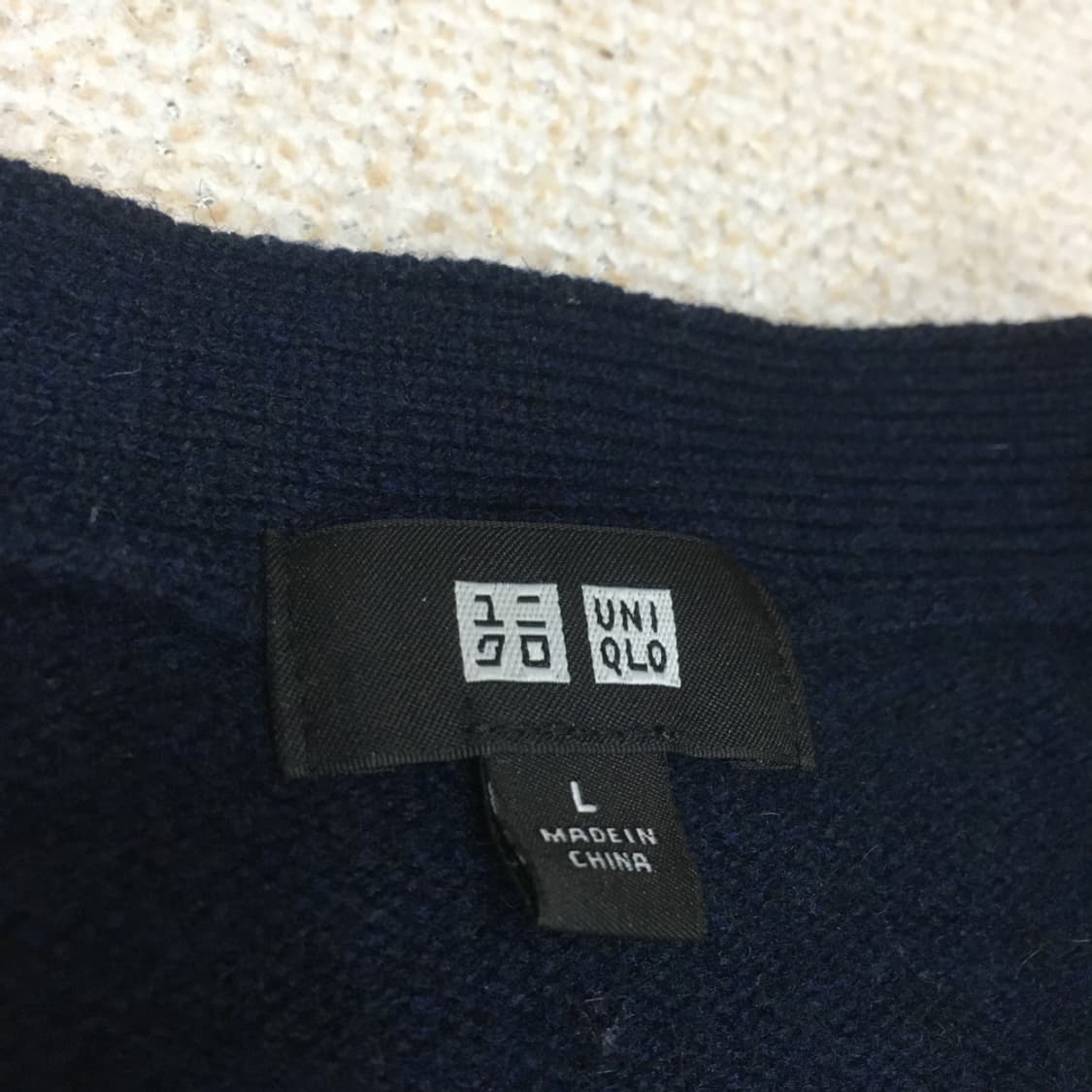 유니클로 울 니트가디건  BB12 상품이미지2