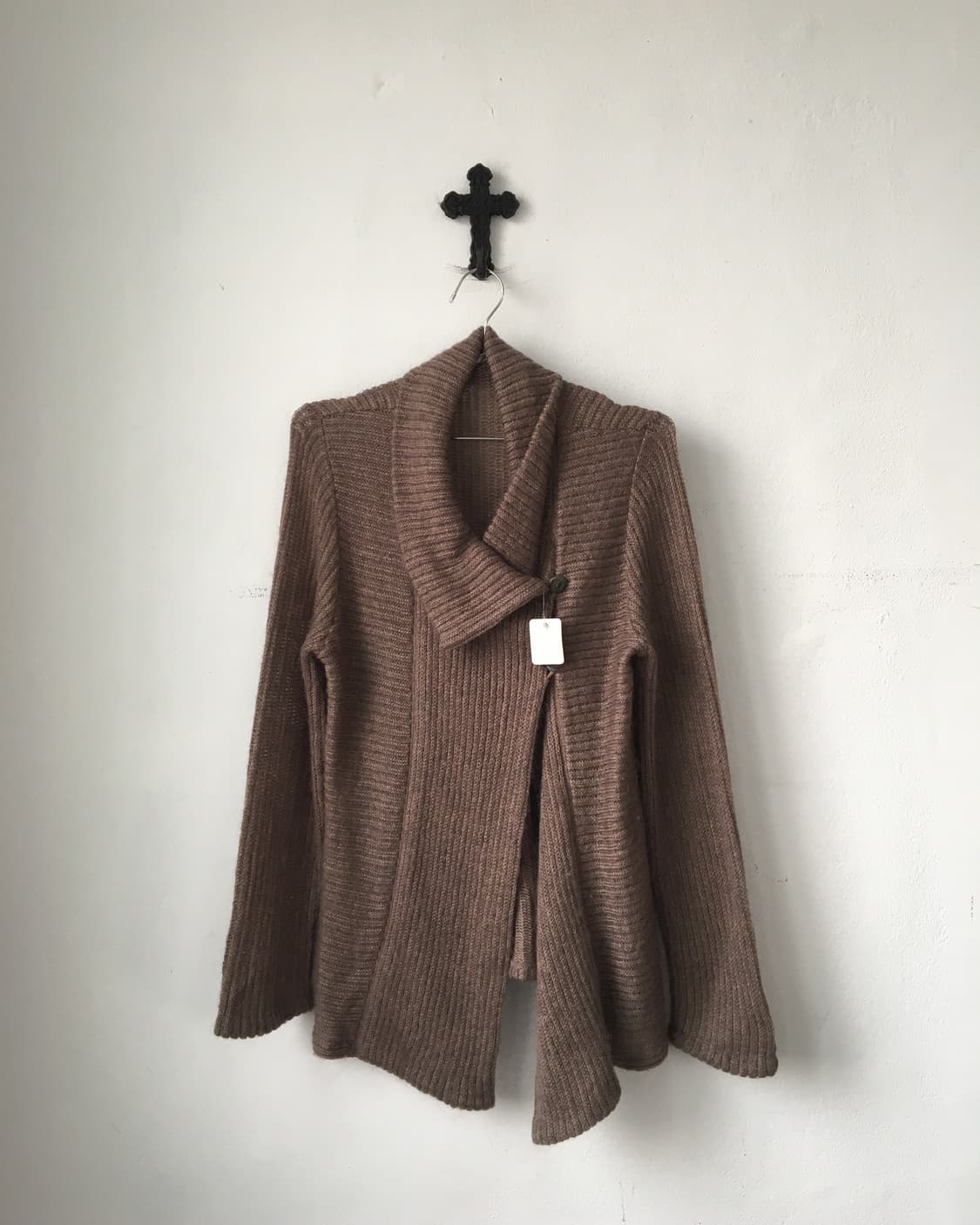 Drape point knit cardigan 상품이미지2