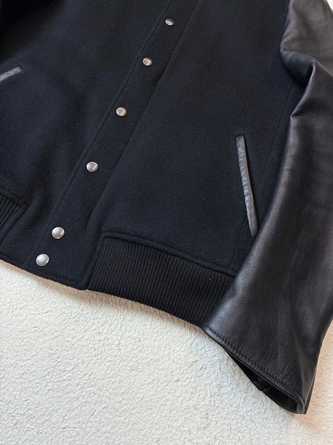 로파이 LOFI 신슐레이트 양가죽 배색 바시티 자켓 PN6282    상품이미지3