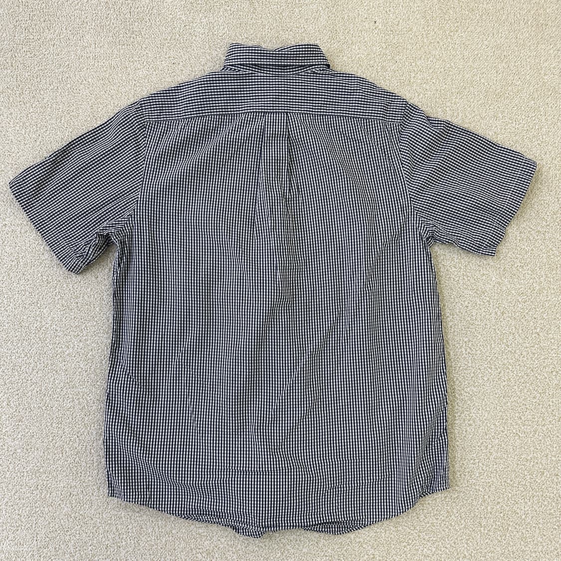 80 폴로랄프로렌 네이비 체크 반팔0323D 상품이미지4