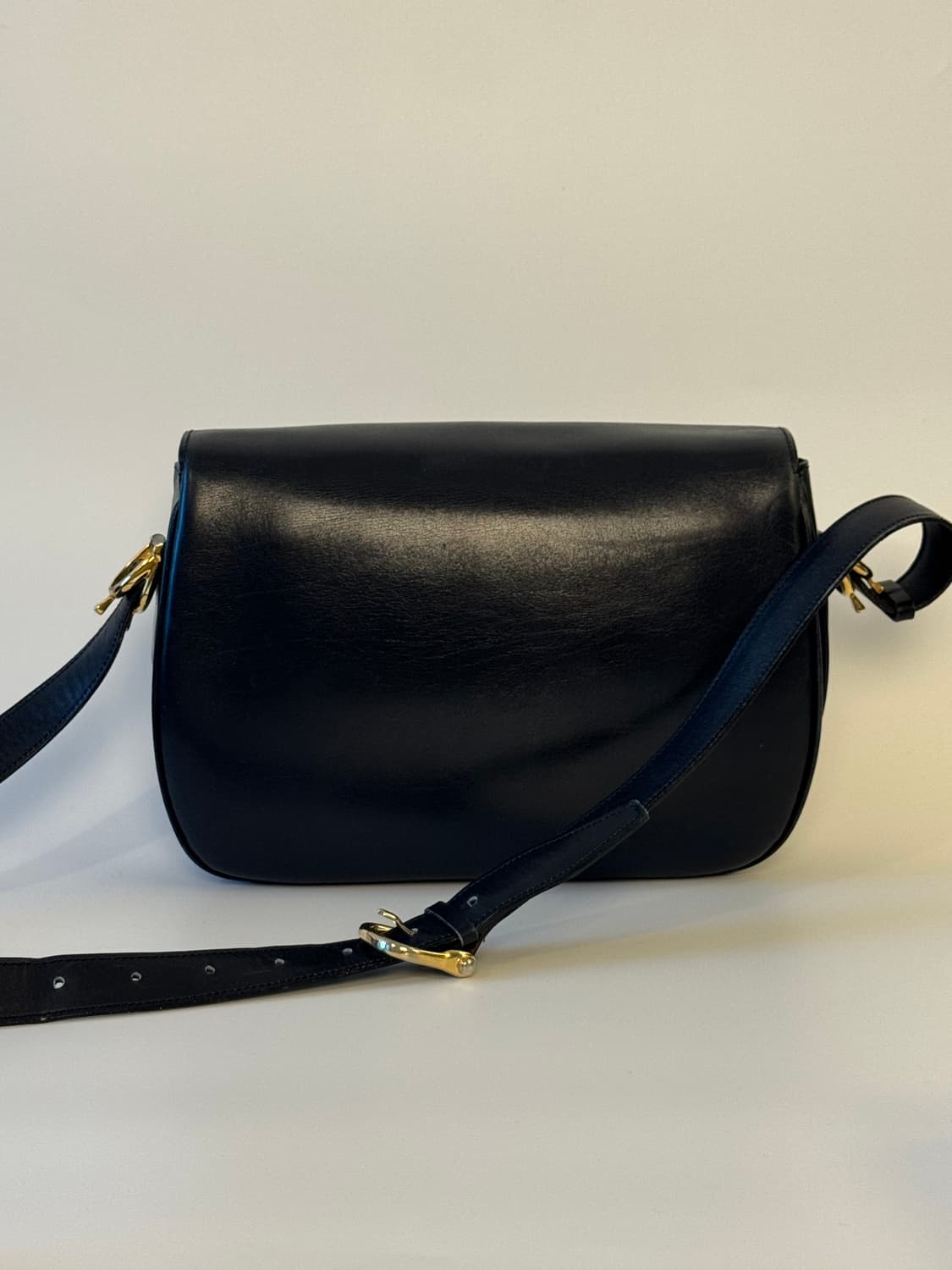 CELINE(셀린느) 네이비 레더 숄더백 상품이미지3