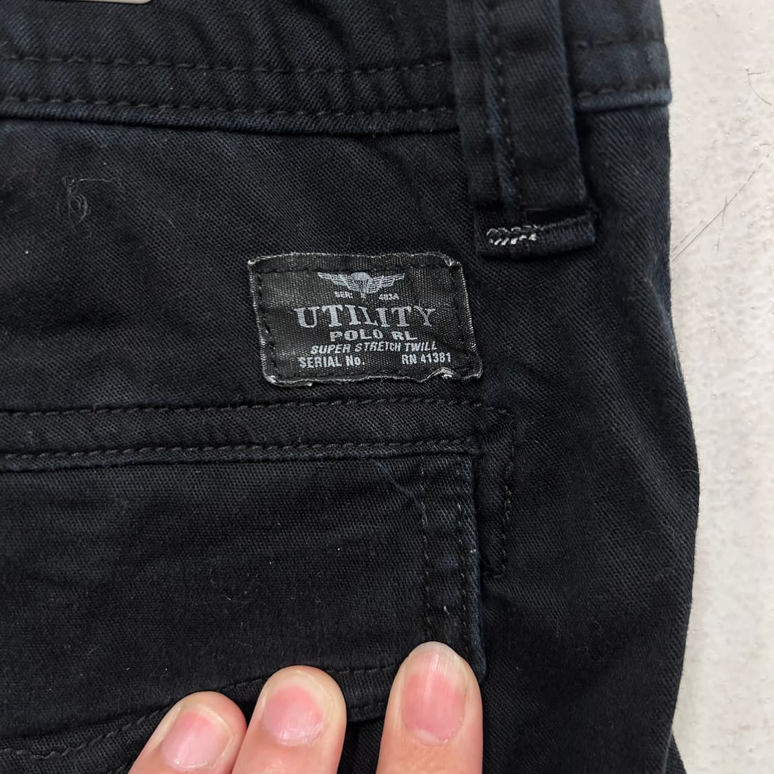 폴로 랄프로렌 슬림핏 스판 코튼 카고팬츠 상품이미지4