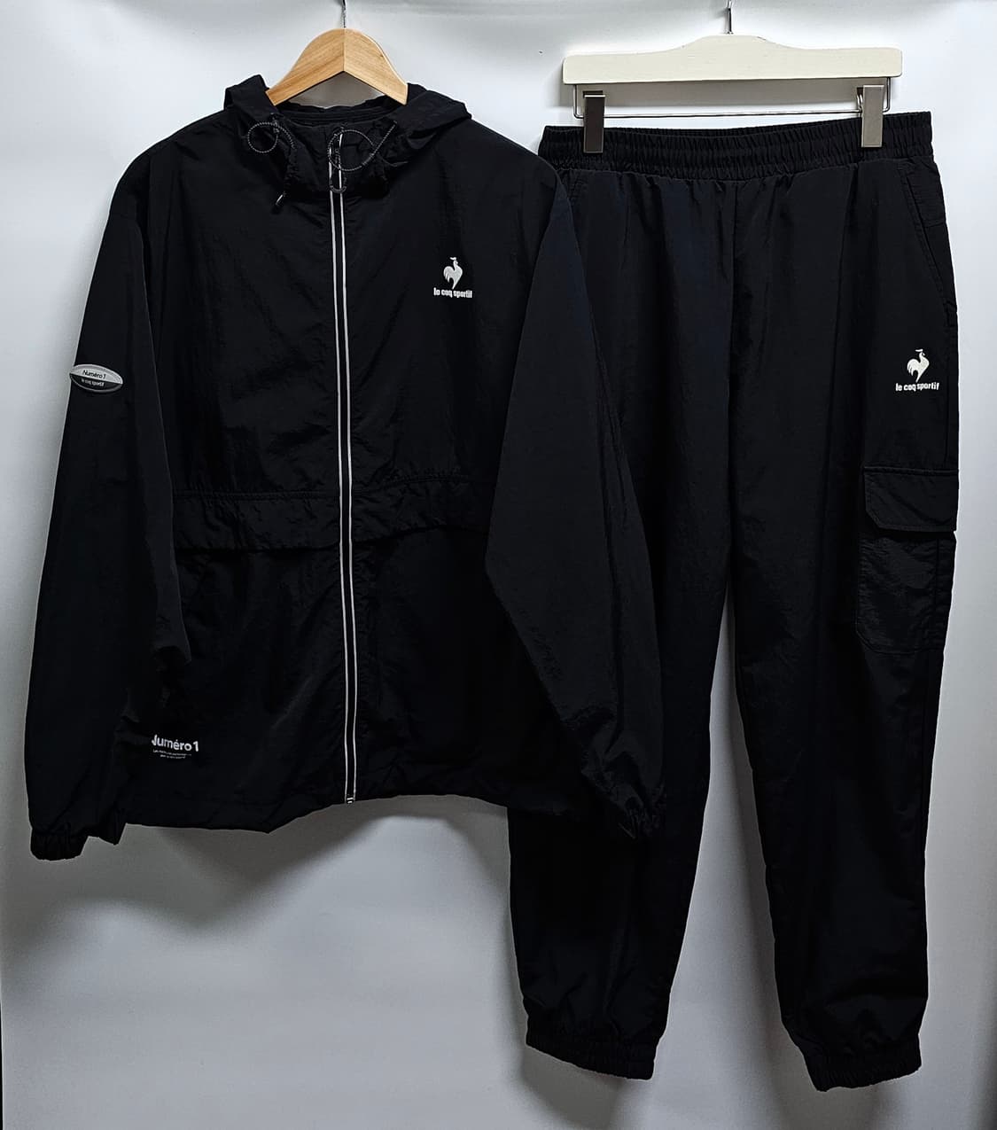 르꼬끄 블랙 바람막이 트레이닝 세트 L 상품이미지1