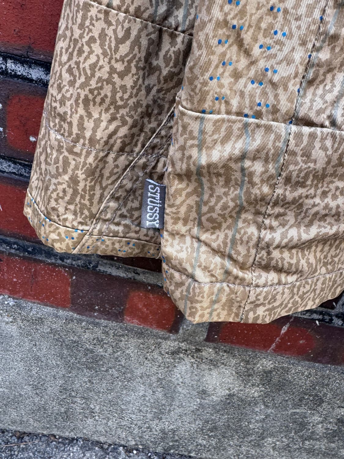 90s 스투시 어센틱 패치워크 자켓  상품이미지9