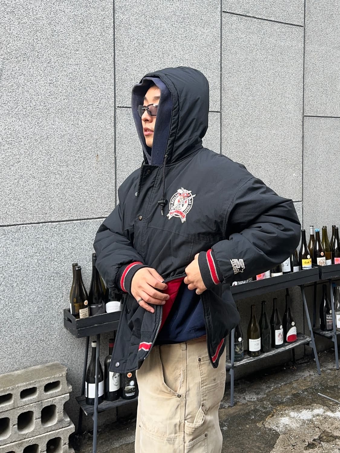 90’s Starter Las Vegas UVLV hood bomber  상품이미지3