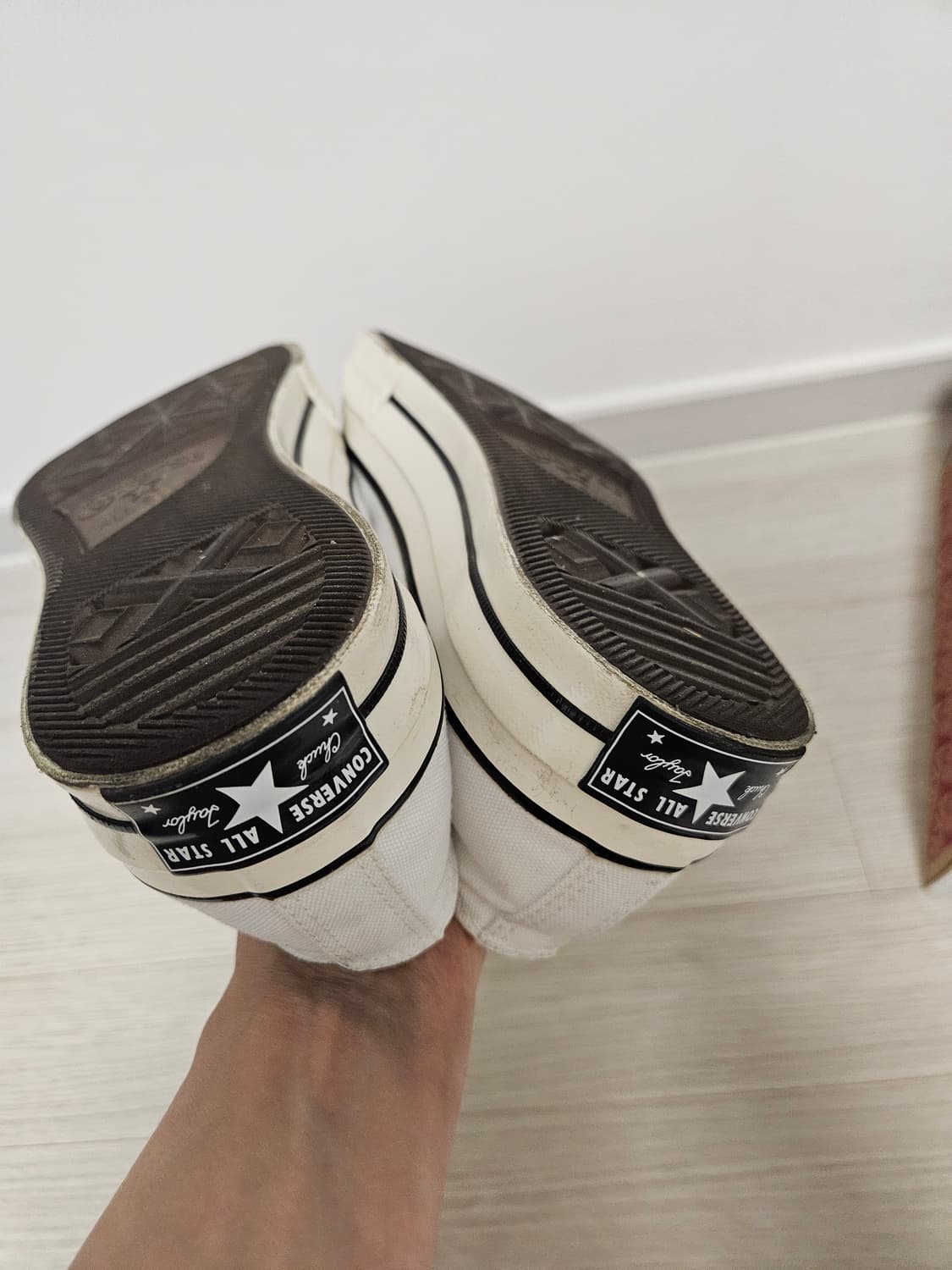 (255) 컨버스 척70 블랙 핀스트라이프 화이트 (A02306C) 상품이미지7