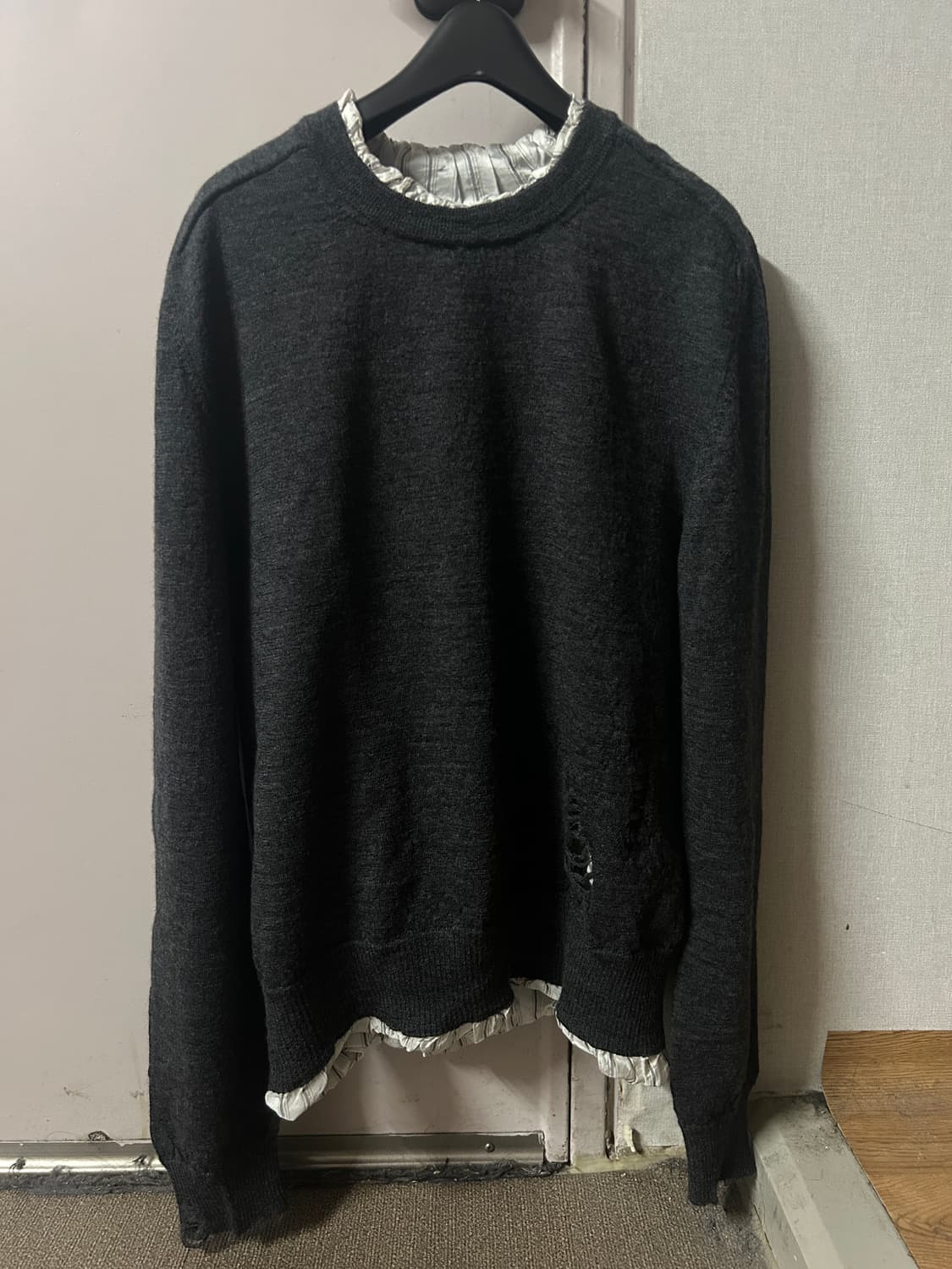 마르지엘라 디스트레스드 레이어드 니트 상품이미지1