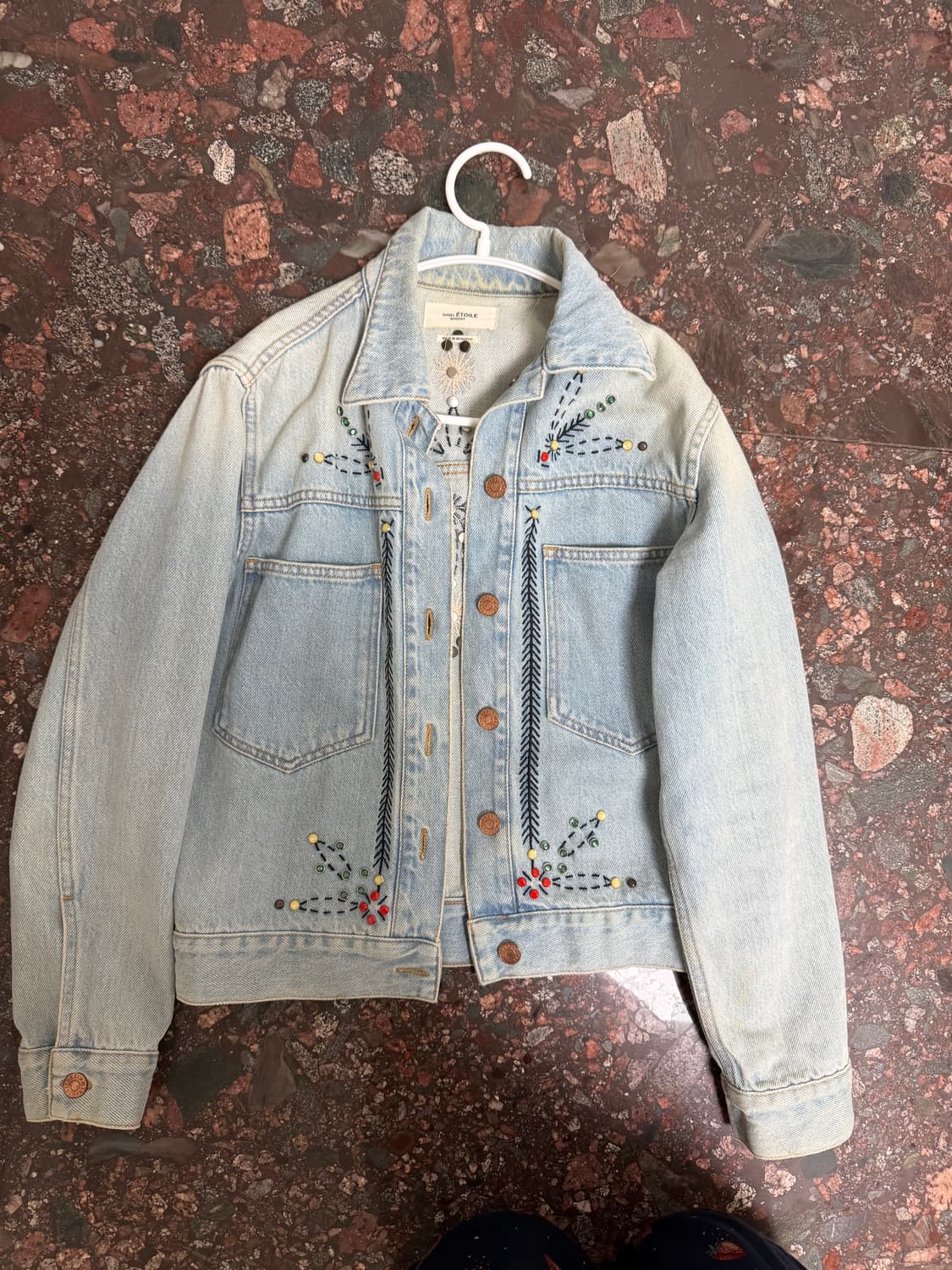 이자벨마랑 자수 데님 자켓 상품이미지1