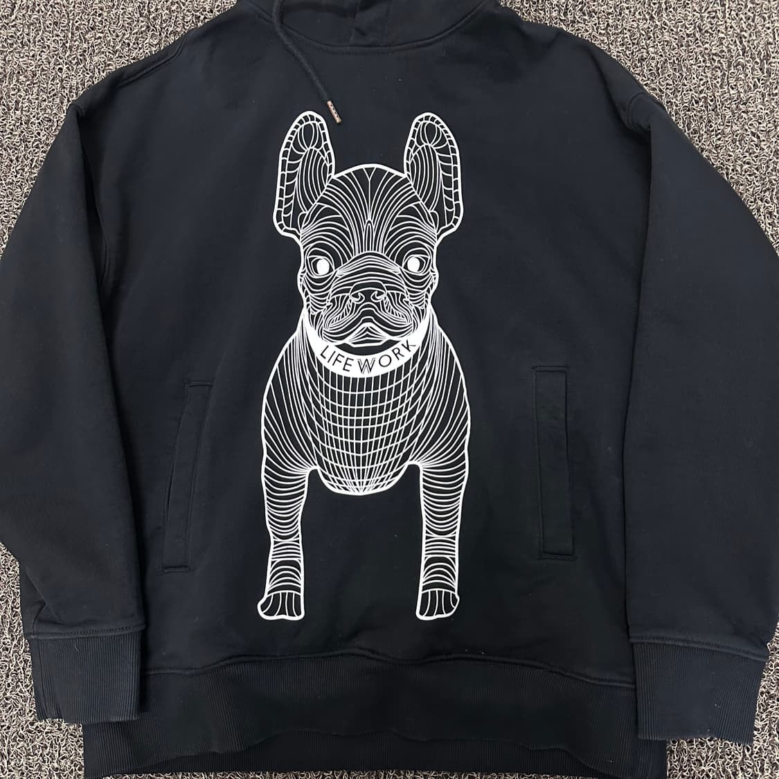 라이프워크 후드티셔츠 블랙 M 상품이미지3