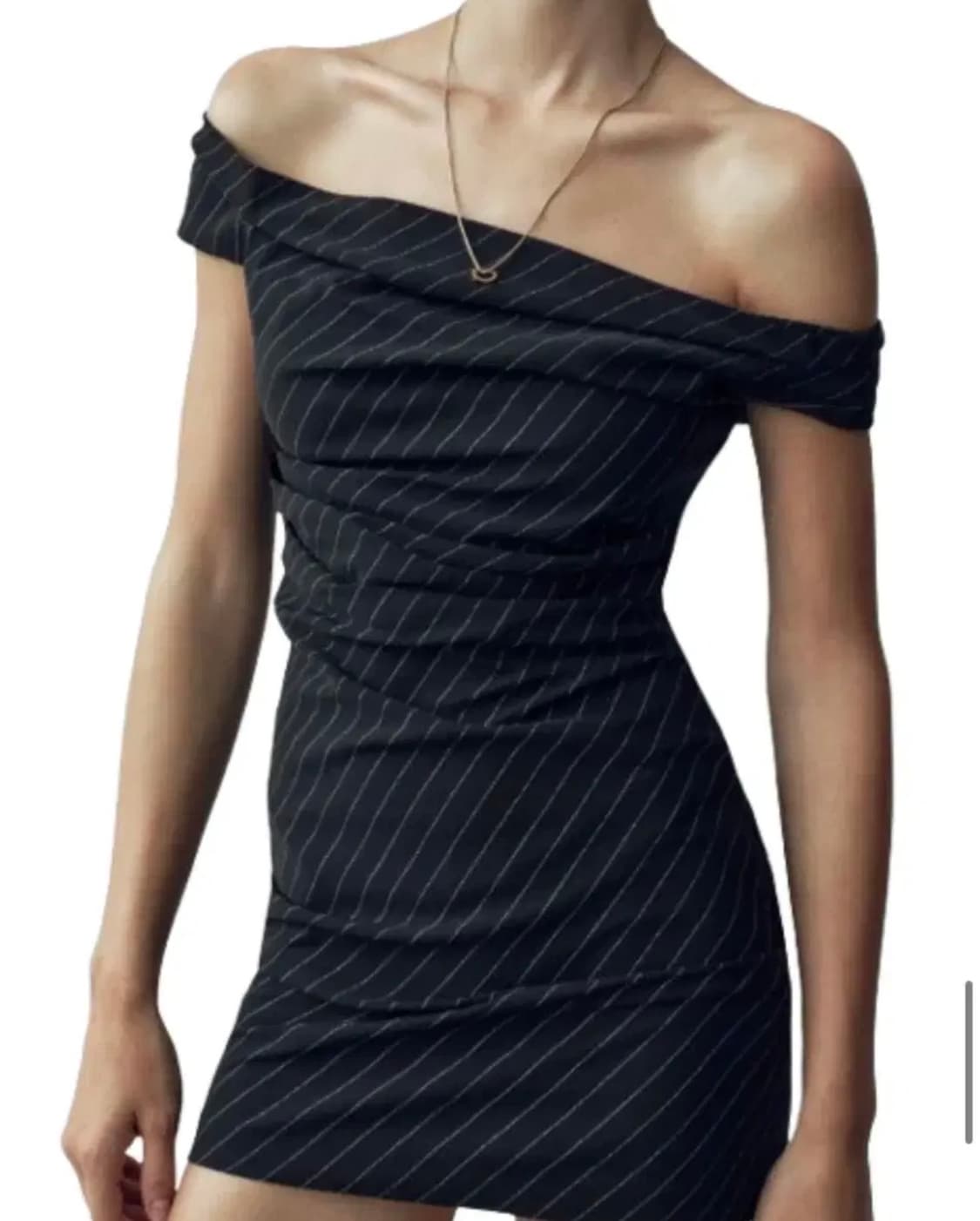 ZARA 핀스트라이프 미니 드레스 (배지연 착용) 상품이미지2