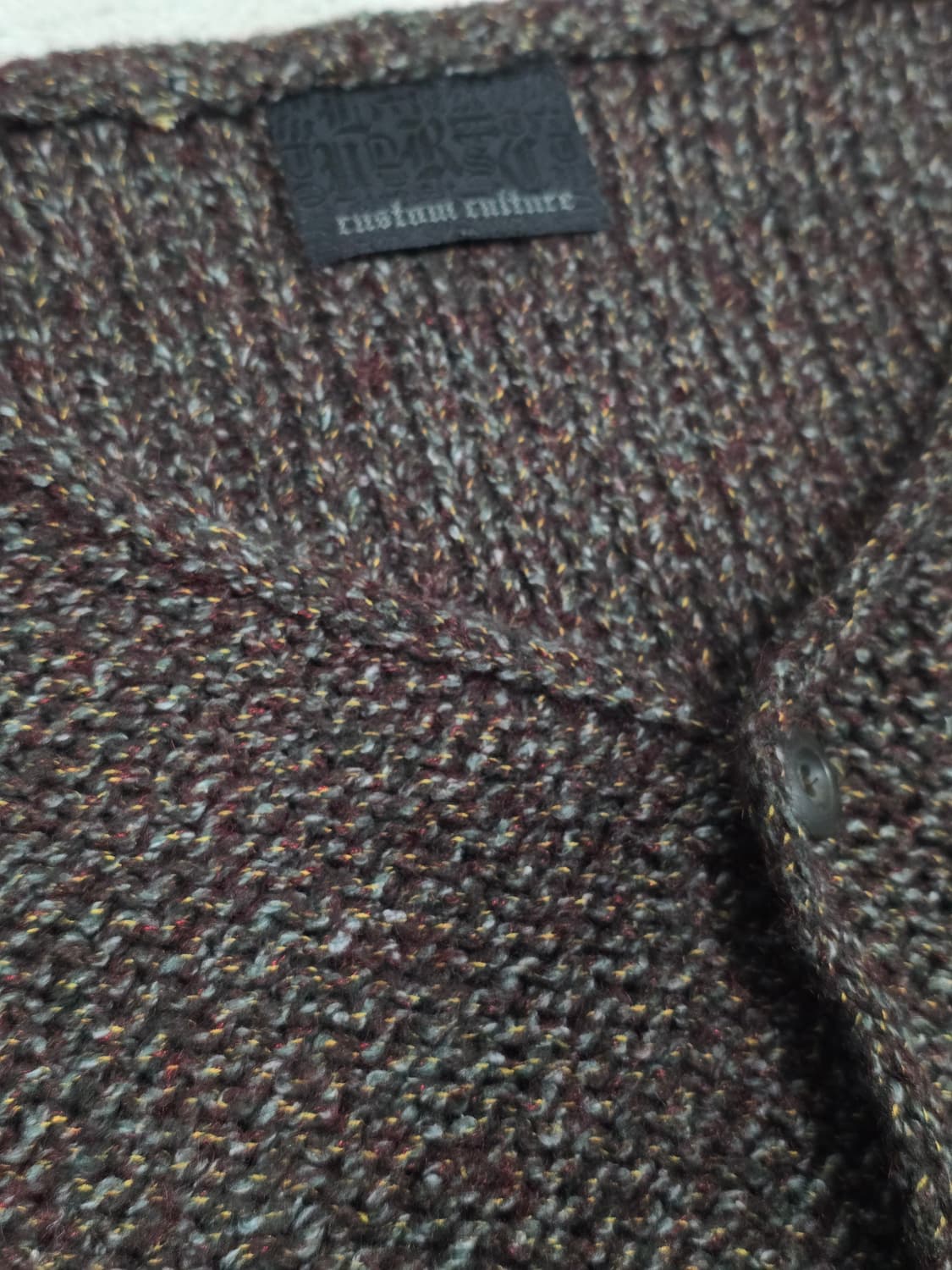 Custom Culture 커스텀컬처 브라운 울 니트 가디건 48사이즈 상품이미지2