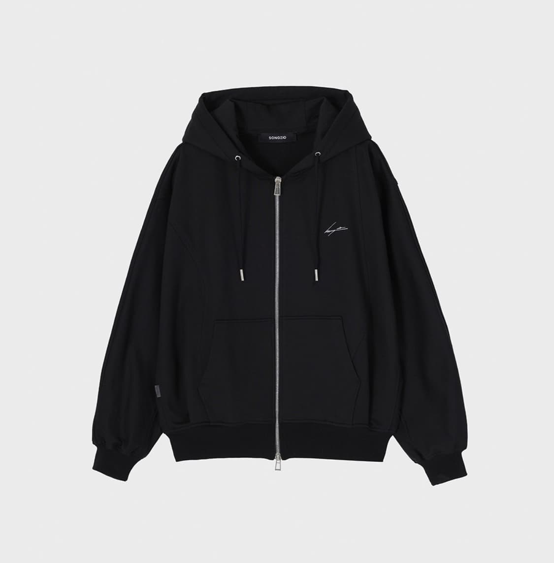 송지오 컬렉션 폴립티크 페인트 집업 블랙 SI2TS717BK 48 상품이미지7