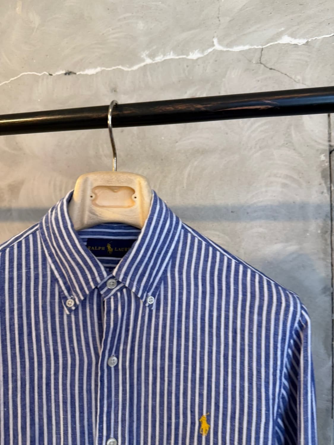 폴로 랄프로렌 리넨 셔츠 슬림100 상품이미지3