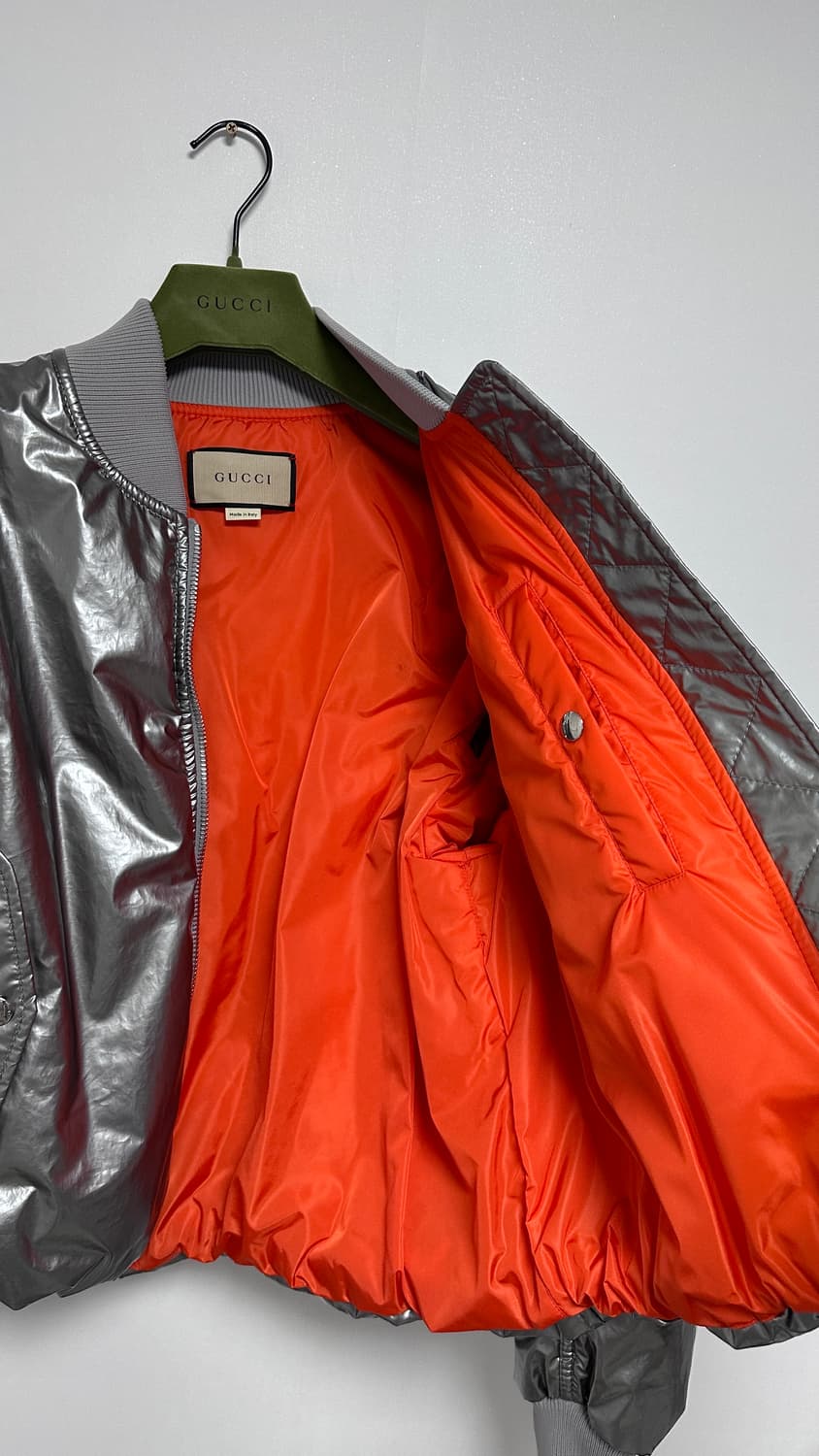 구찌 남성 실버 ma-1 점퍼 정품 새상품 50사이즈 상품이미지7