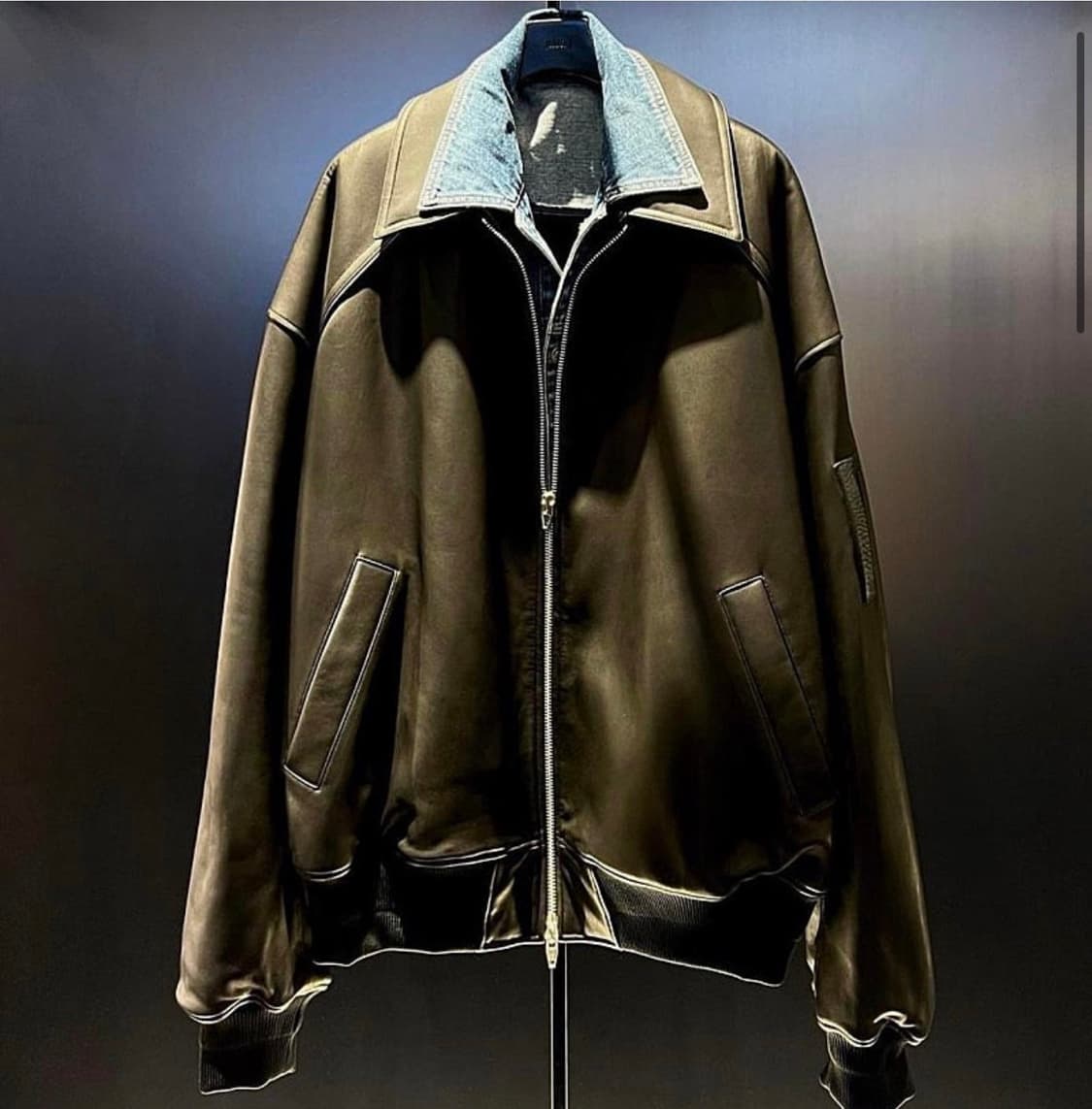 준지 22fw 349 가죽자켓 상품이미지1