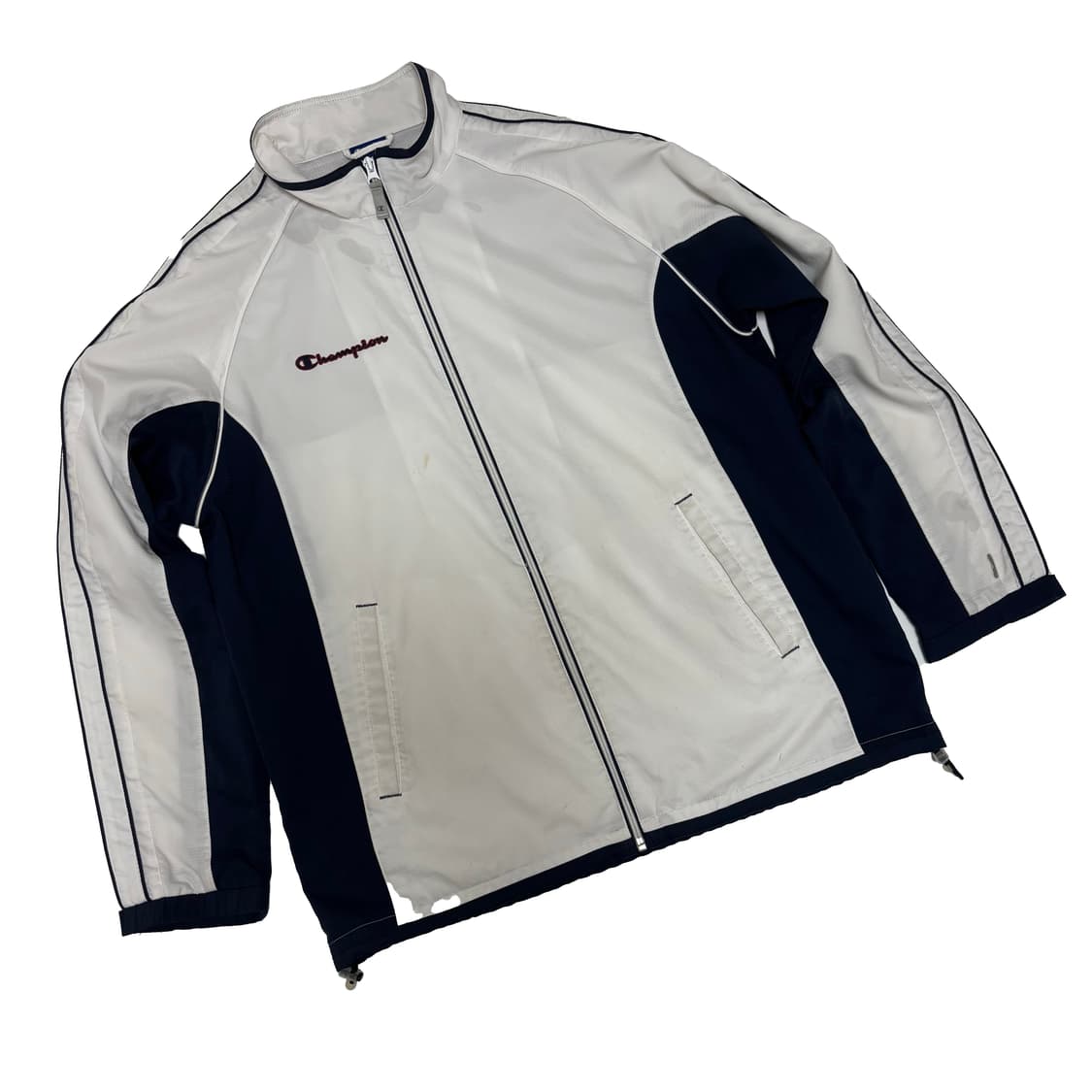 챔피온(Champion) 사이드 라인 배색 웜업 트랙 자켓 상품이미지1