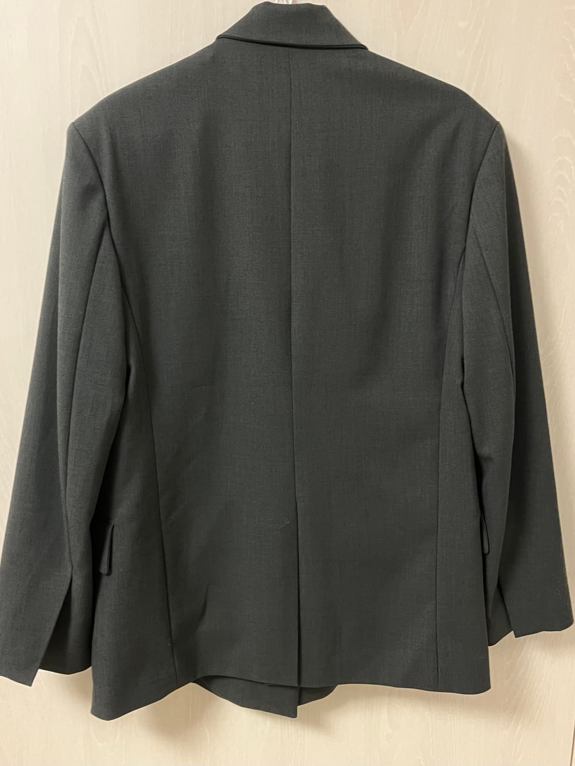새상품 free) 오버핏 싱글버튼 차콜 자켓 상품이미지2