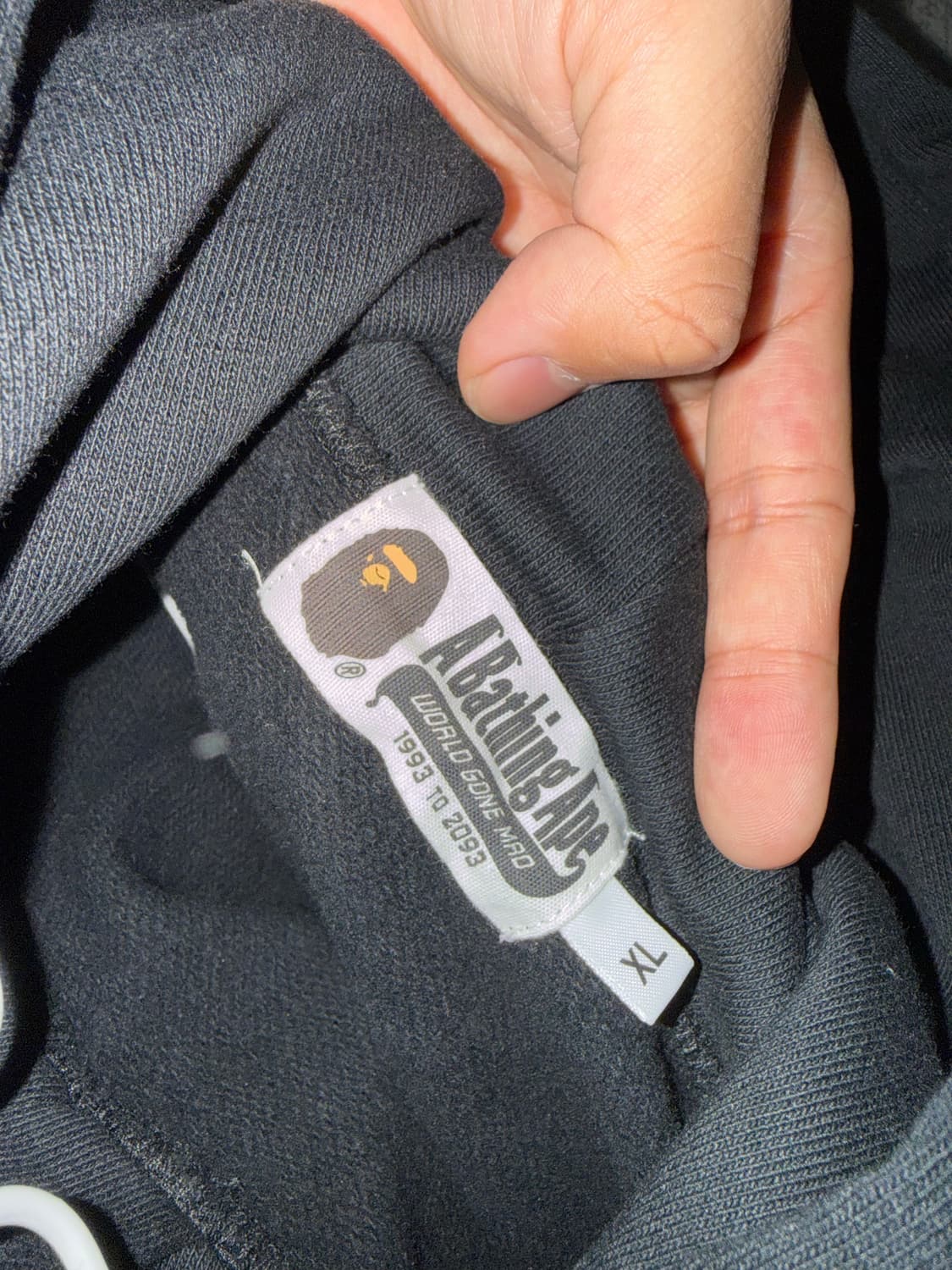 베이프 ABC 카모 콜리지 후드 팝니다 XL 상품이미지3