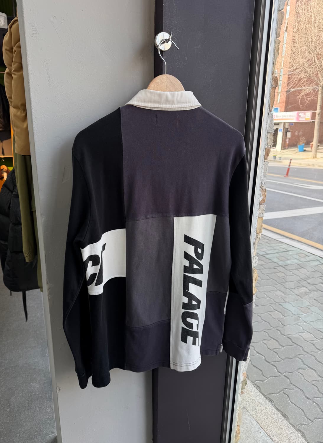 L/ 팔라스 패치워크 럭비 PK 반팔 상품이미지6