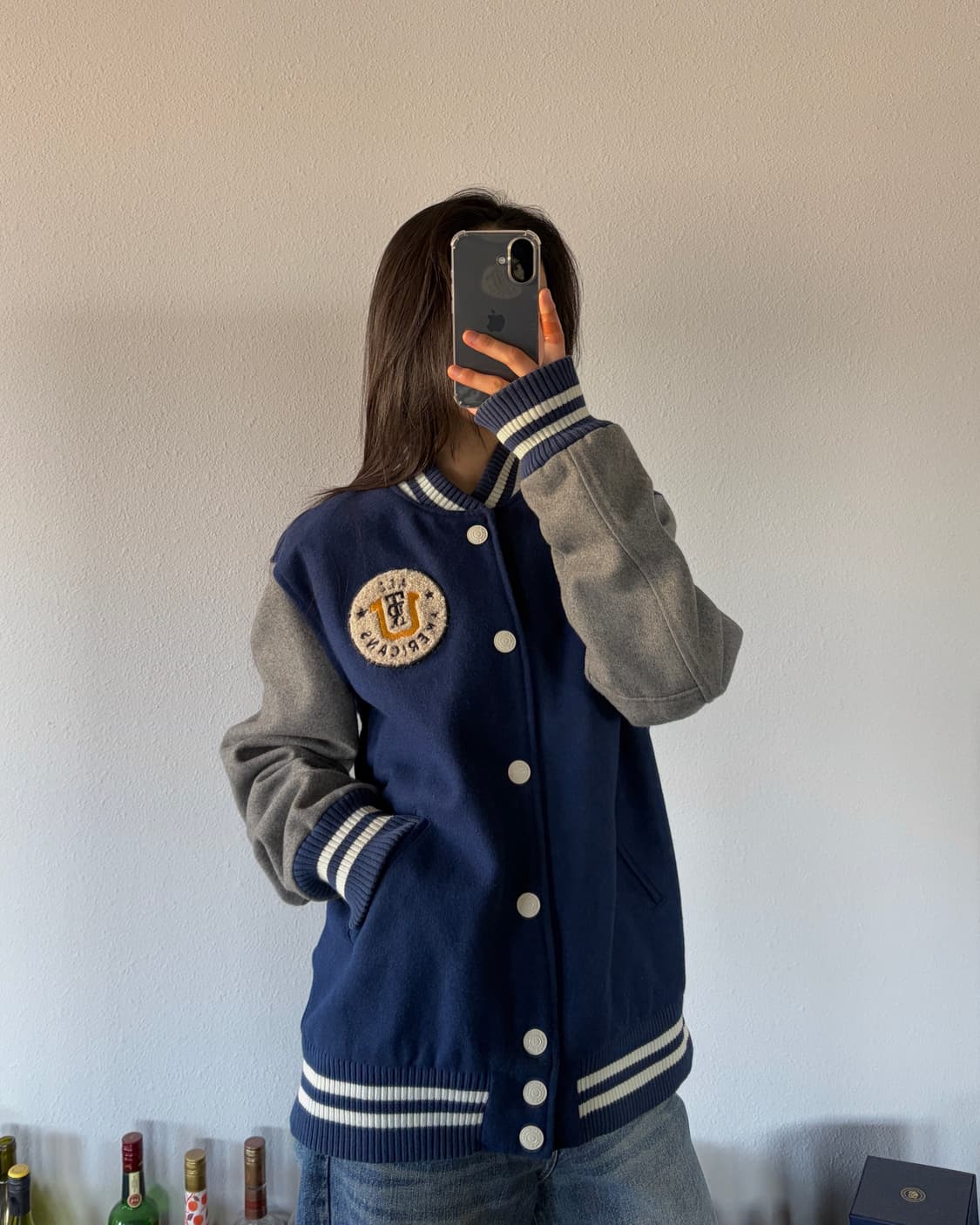 [M]트루릴리젼 ture religion 울 바시티 자켓 상품이미지4