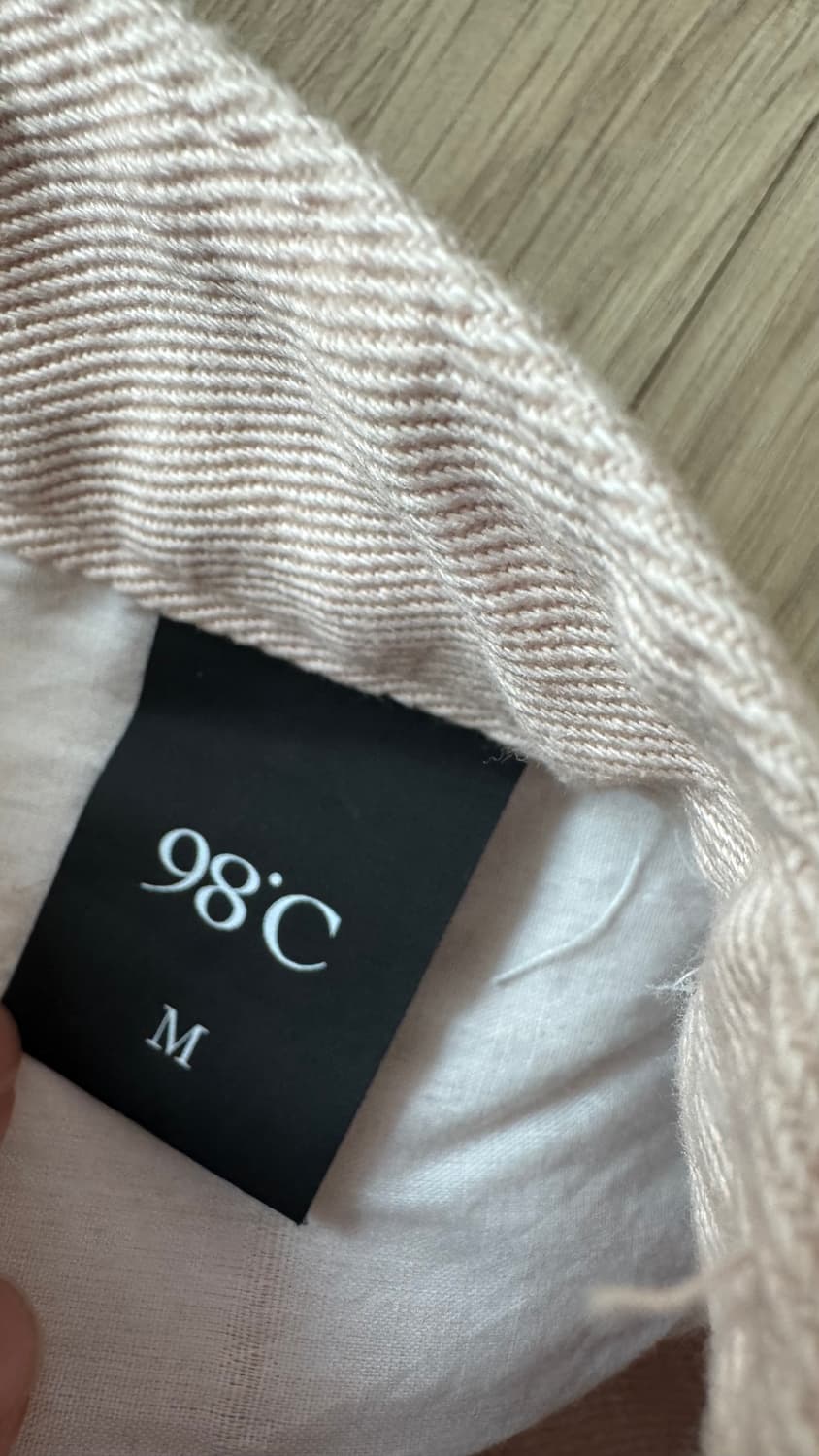 연핑크색 와이드 데님 팬츠 상품이미지5