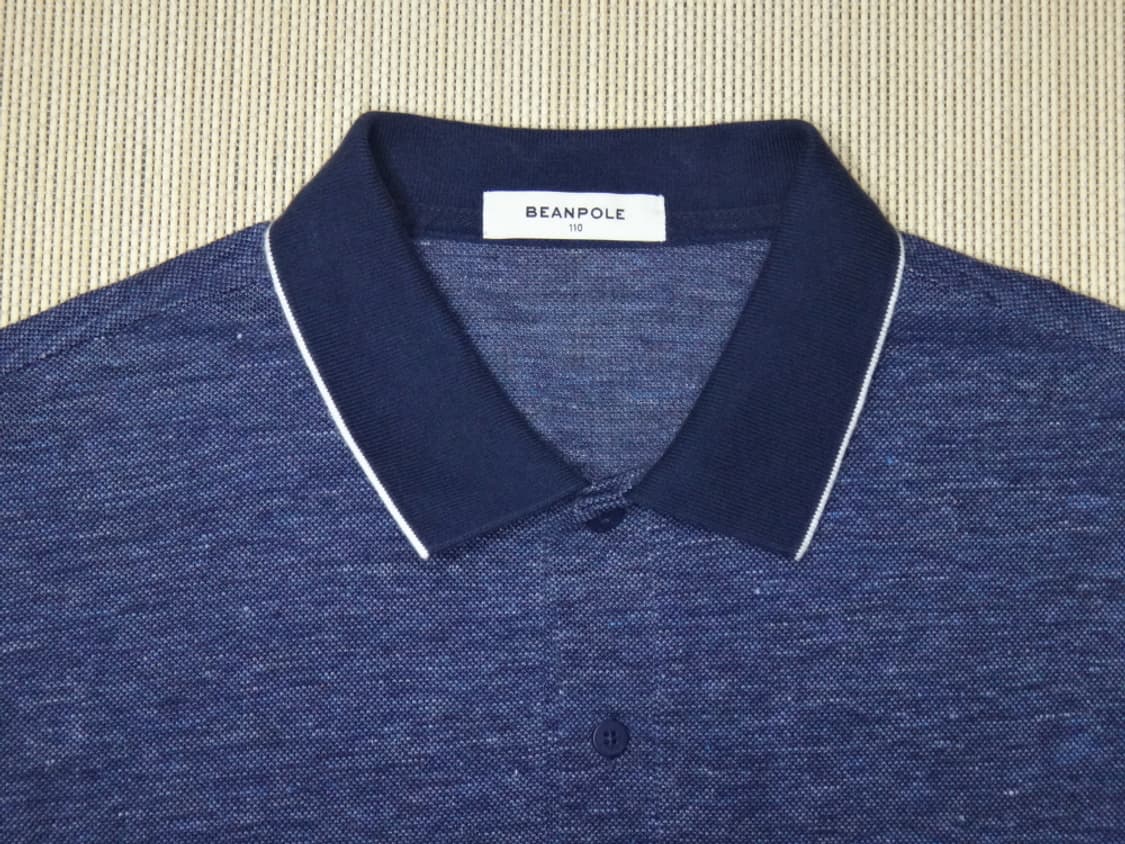 (2XL) 빈폴 BEANPOLE 딜라이트 린넨 카라 반팔티 상품이미지8