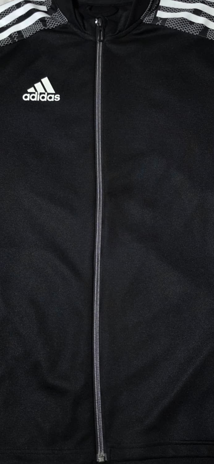 아디다스 블랙 삼선 트레이닝 집업 55 상품이미지5