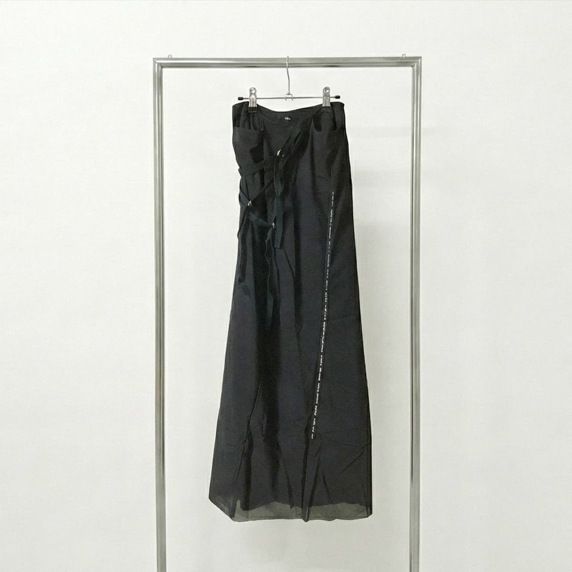 [bajra] Mesh Strap Maxi Skirt 상품이미지1