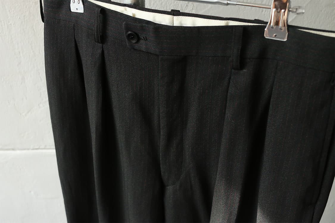 90s 장 폴 고티에 옴므 오브제 스트라이프 울 트라우저 상품이미지5