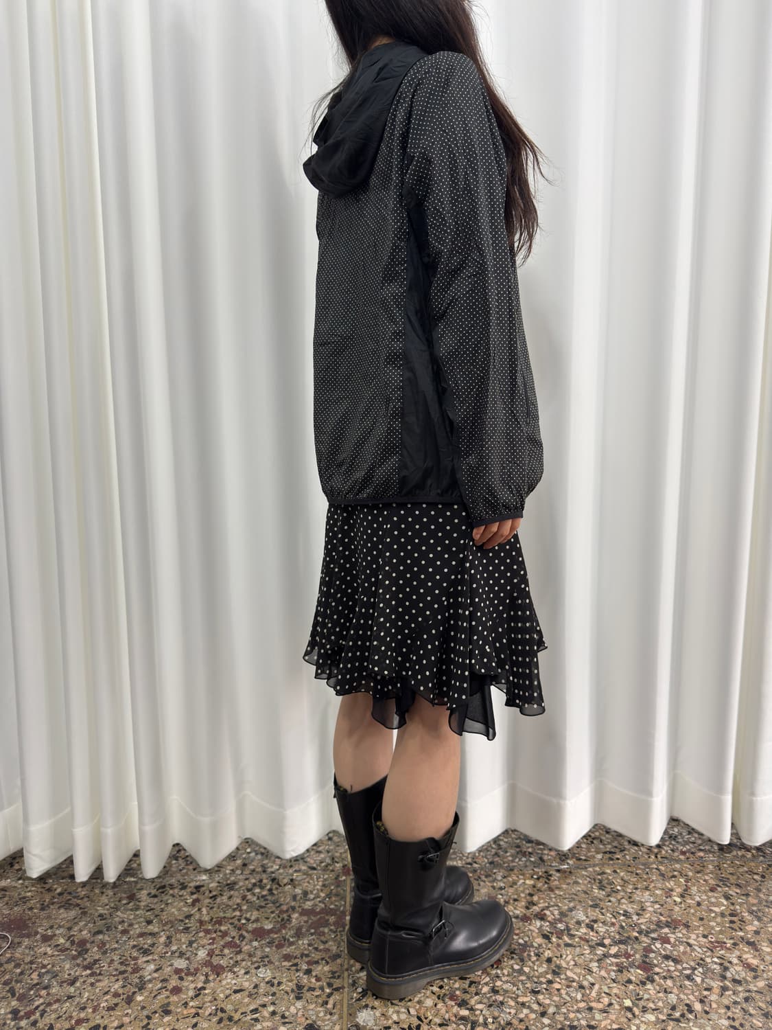 ingni dot design midi skirt 상품이미지5
