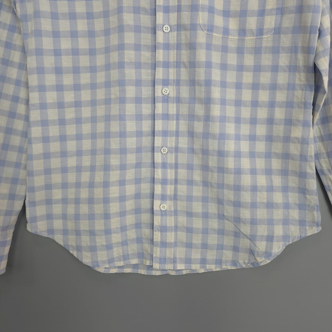 솔리드옴므 SOLID HOMME 체크 버튼다운 셔츠 95 상품이미지3