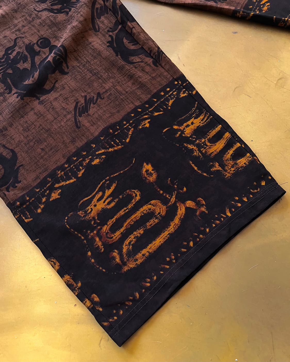 Jpn Vintage Oriental Dragon Art Pants 상품이미지6