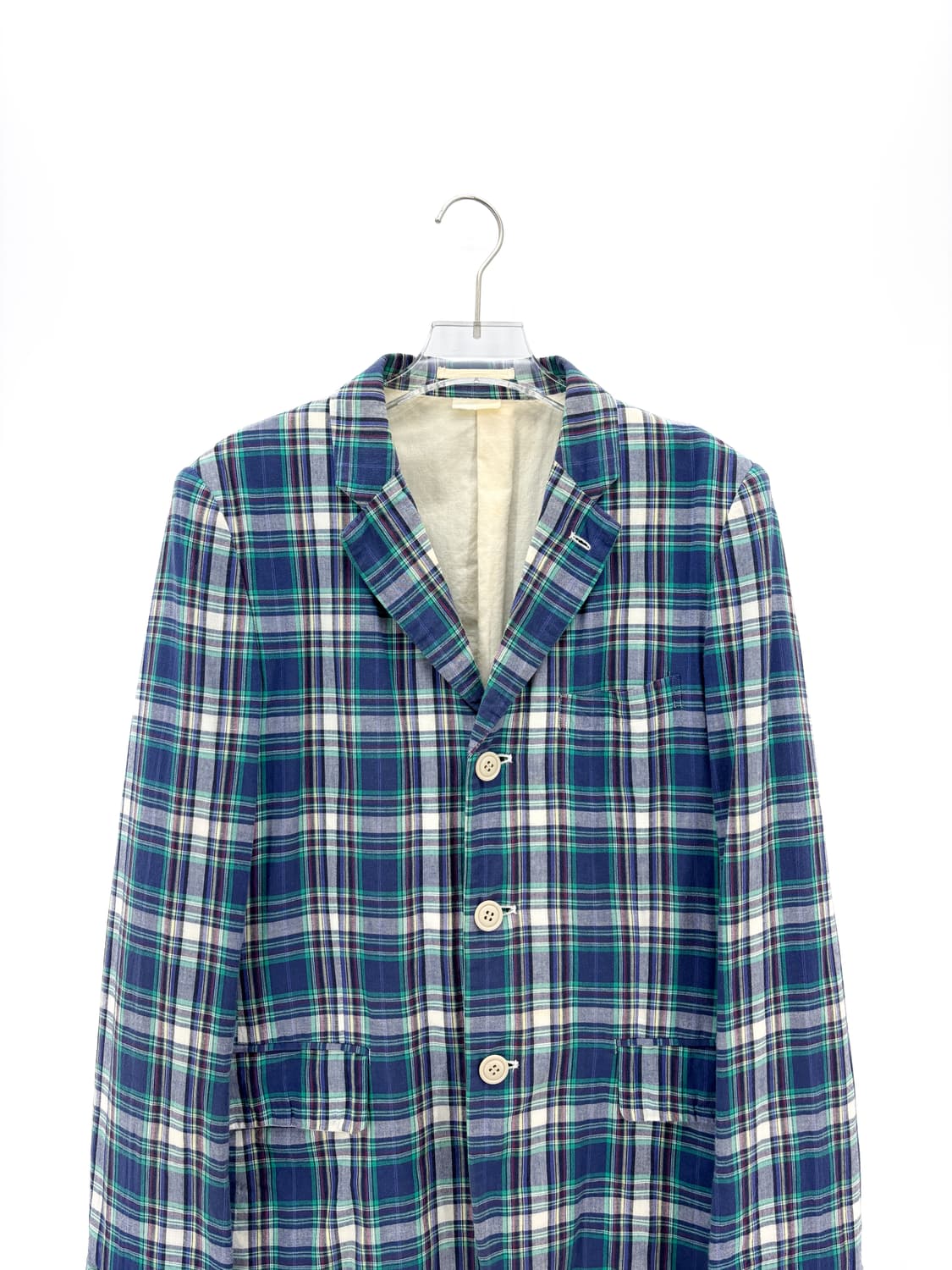 꼼데가르송 옴므 플러스 AD2007 체크 블레이저 자켓 상품이미지3