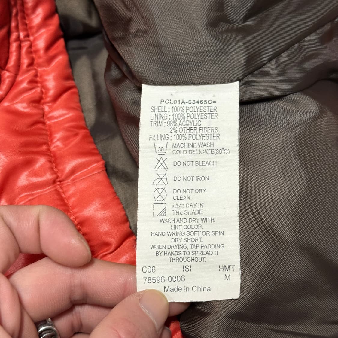 리바이스 올드스쿨 프린팅 디테일 푸퍼 패딩 자켓 상품이미지7