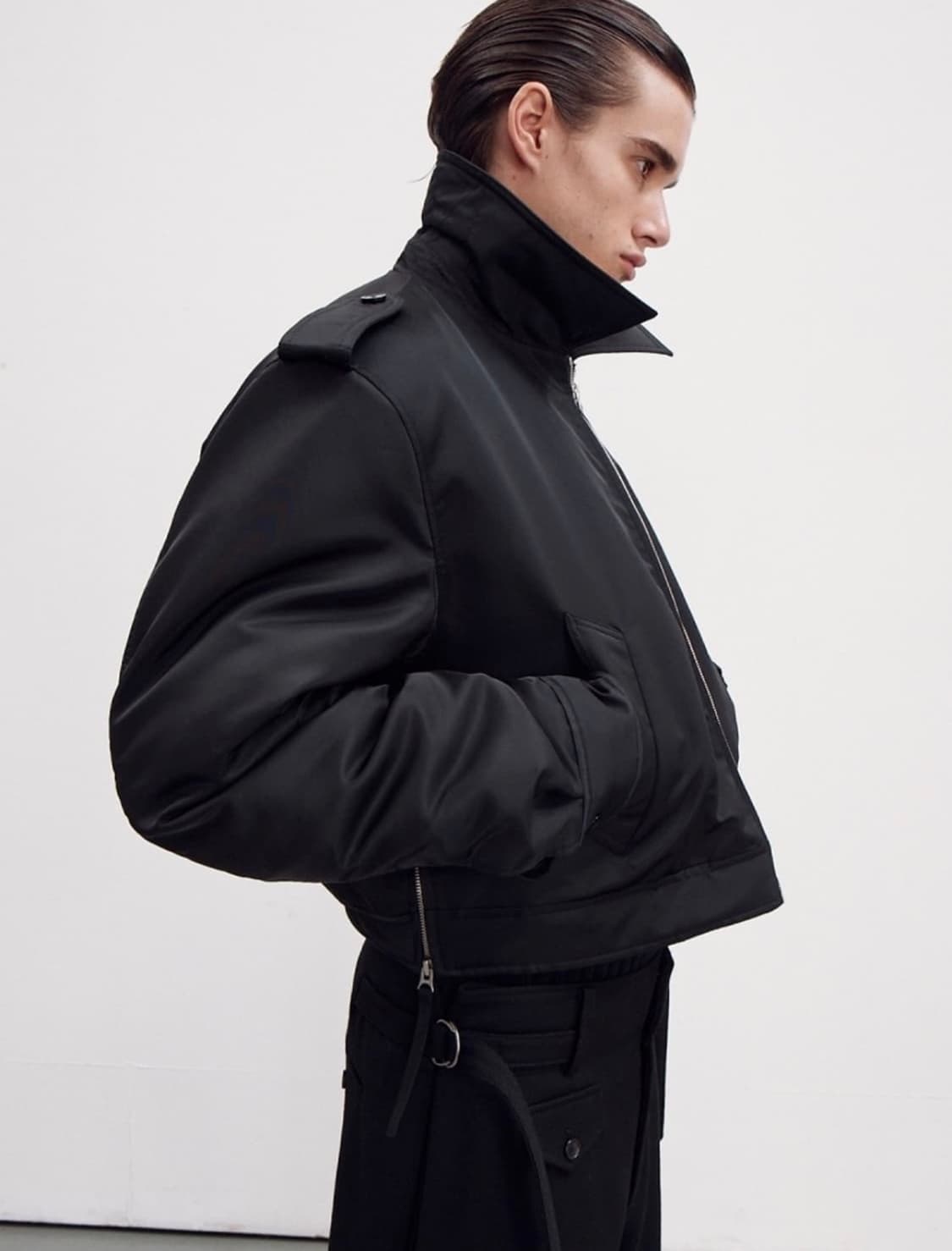 [L] 렉토 나일론 견장 봄버 상품이미지6