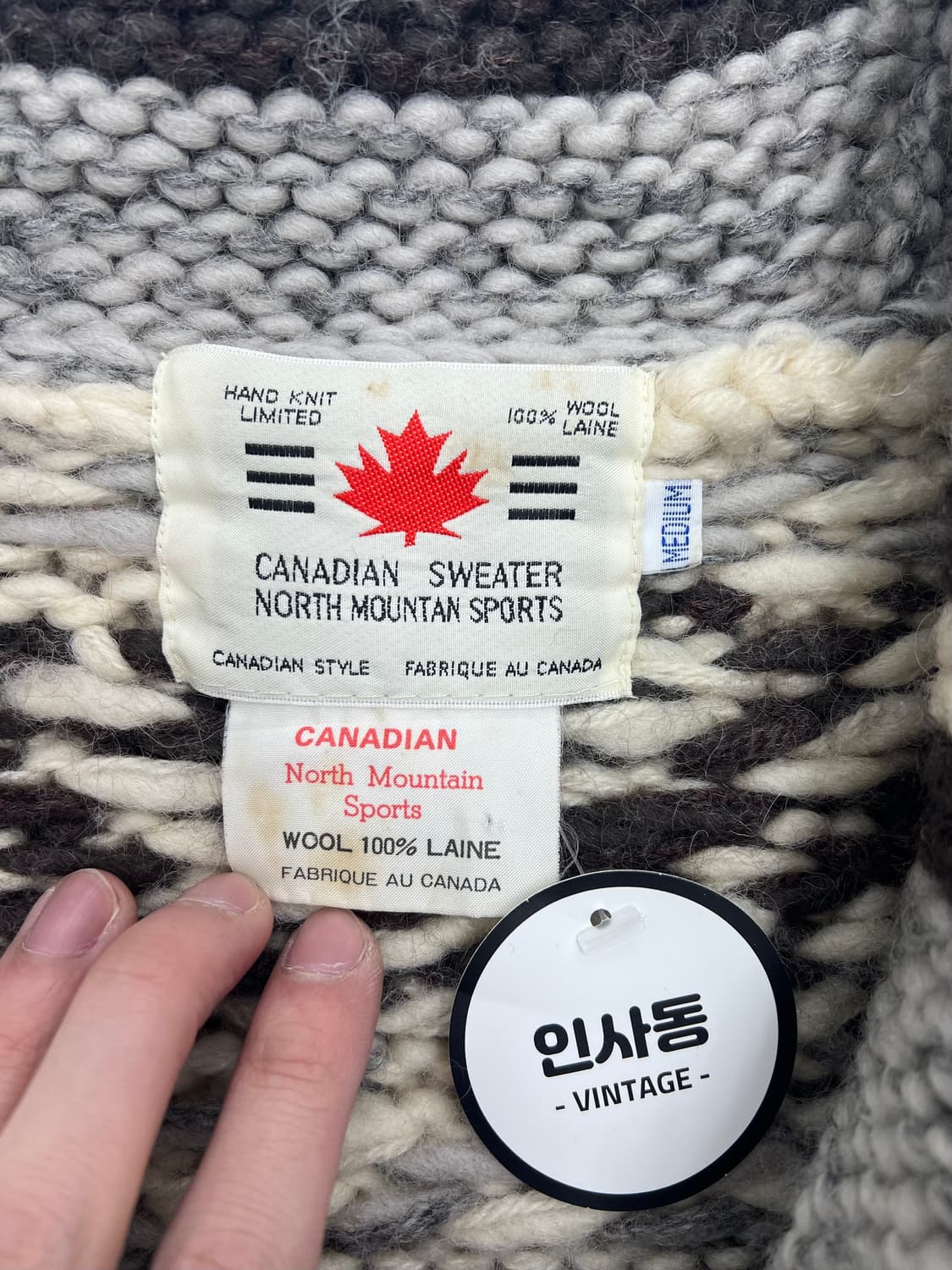 캐네디언 헤비 울 스웨터 상품이미지3